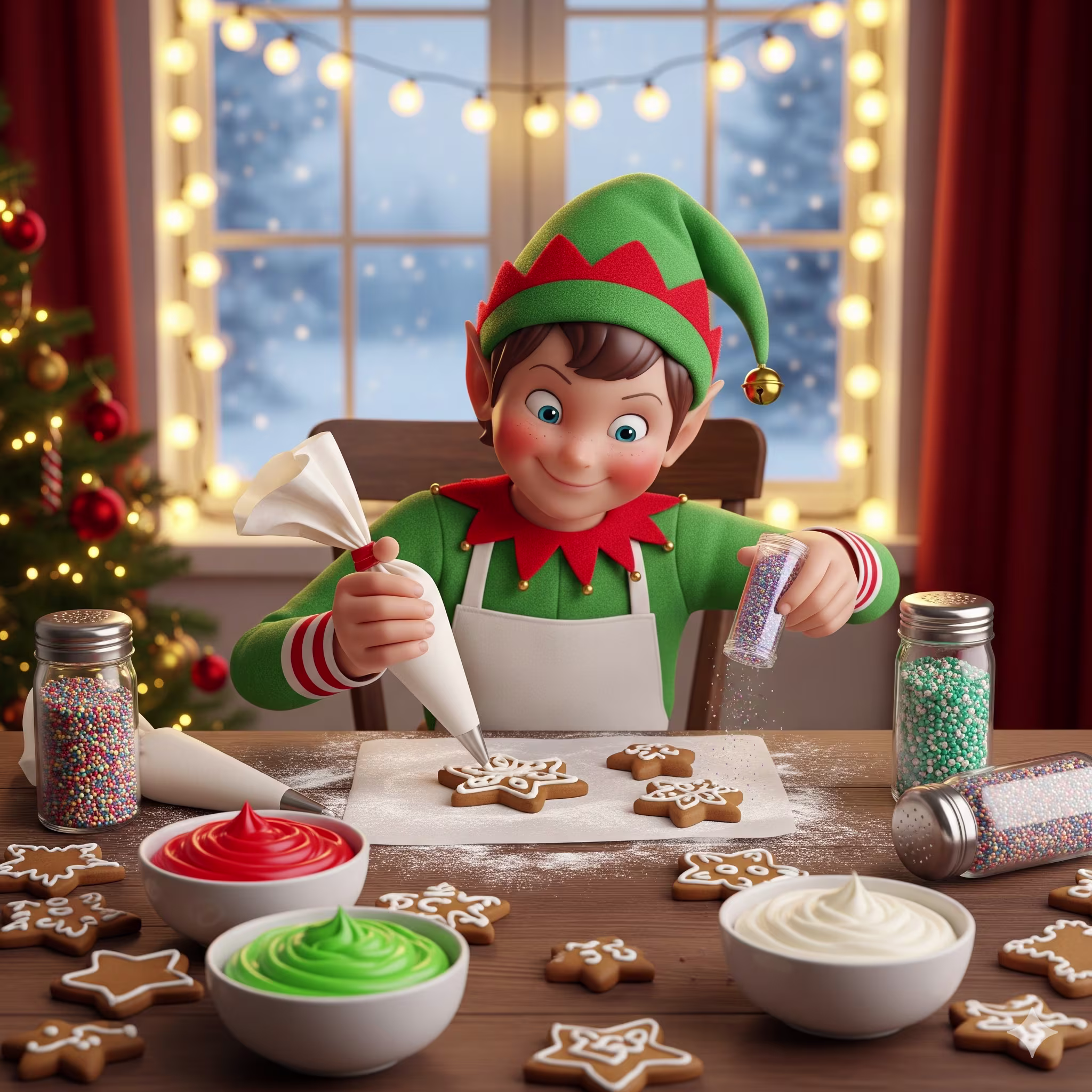 Cookie Decorating Elf