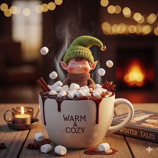 Hot Cocoa Bath Elf
